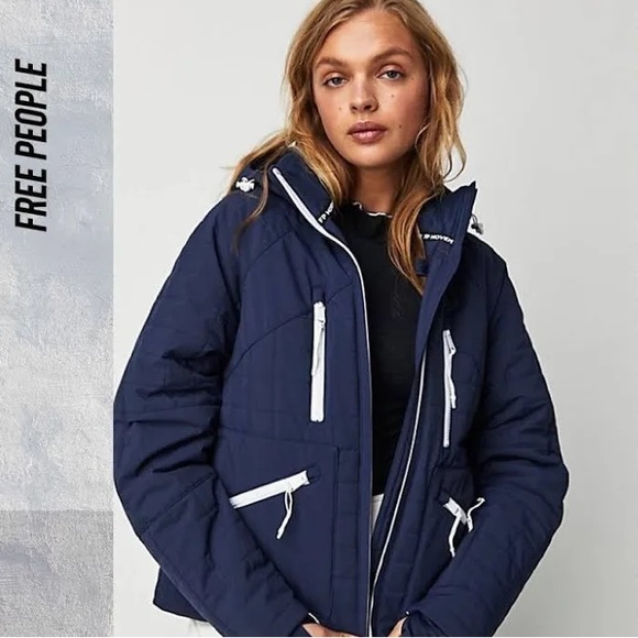 NWT Free People All Prepped Short Parka Ski Jacket Z274 - Picture 2 of 5